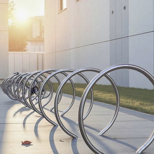 Range-vélo au sol - DUMUAP-02 - DEPORTES URBANOS - sécurisé / pour parking / en acier inoxydable