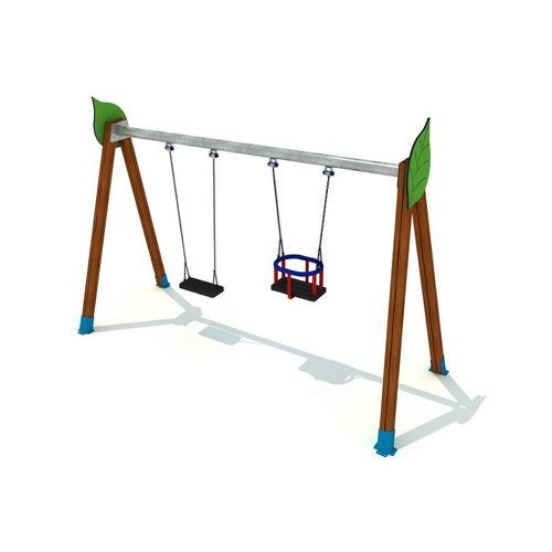 Balançoire en métal - CLDU-003 - DEPORTES URBANOS - en caoutchouc / en EPDM / en élastomère