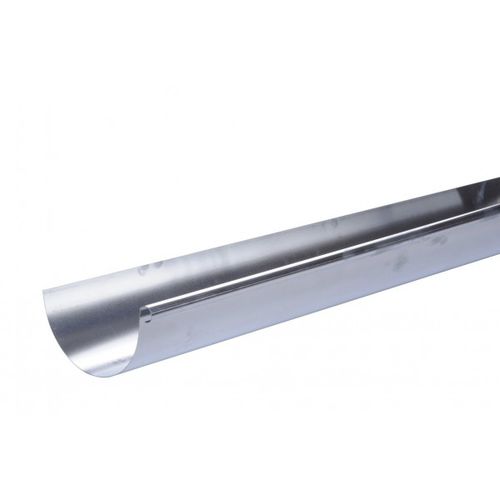 Gouttière en zinc - G252MZN - Brico-Toiture - demi-ronde