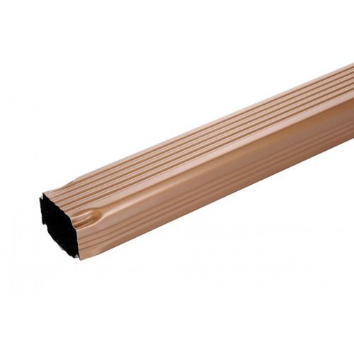 Gouttière en aluminium prélaqué - TD300-2M-MIEL - Brico-Toiture - carrée