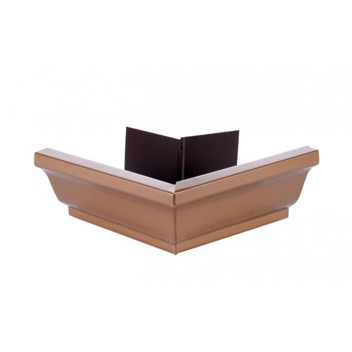 Gouttière en aluminium prélaqué - AEG90300-MIEL - Brico-Toiture - carrée / d'angle