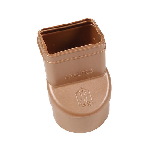 Raccord pour gouttière - ADAPTATEUR  - ARALTEC - en PVC / femelle / mâle