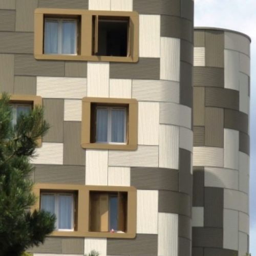 Bardage en plaques - ARGUIN® - ArcelorMittal Building Solutions - en aluminium / en acier / nervuré
