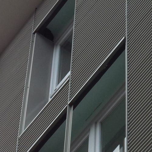 Bardage en plaques - BAÏNE® - ArcelorMittal Building Solutions - en acier inoxydable / en acier galvanisé / en zinc-aluminium