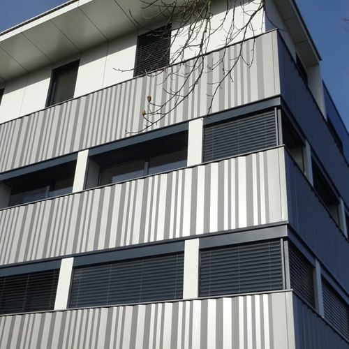 Bardage en lames - CHAOTIC - ArcelorMittal Building Solutions - à cassettes / aluminium / en acier