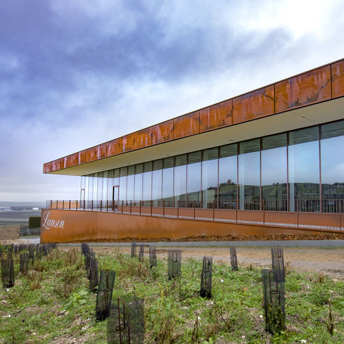 Tôle nervurée - INDATEN® - ArcelorMittal Building Solutions - en acier / patinée / marron