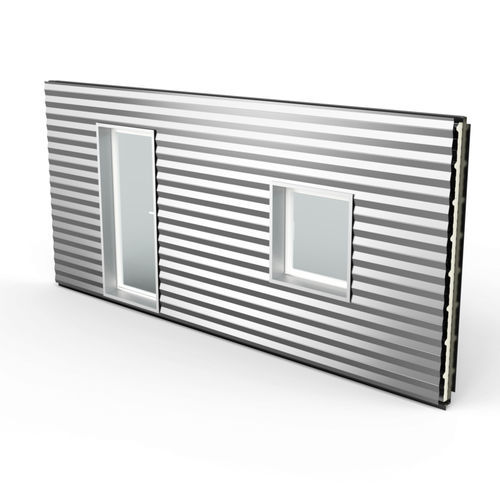 Mur-rideau en panneaux préfabriqués - D2B® Archisol - ArcelorMittal Building Solutions - en acier / avec isolation intégrée / coupe-feu