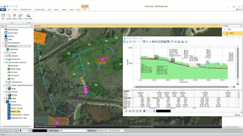 Logiciel de cartographie - INFODRAINAGE - Autodesk - BIM (Building Information Modeling) / d'analyse / de conception