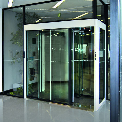 Sas de sécurité pour contrôle d'accès automatique - INTERLOCK 673 - AUTOMATIC SYSTEMS - vitré