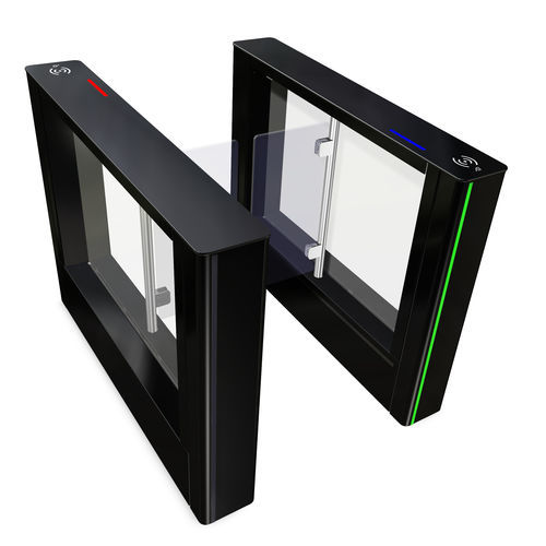 Couloir rapide pour contrôle d'accès automatique - FIRSTLANE - AUTOMATIC SYSTEMS - en verre / de sécurité / en acier inoxydable