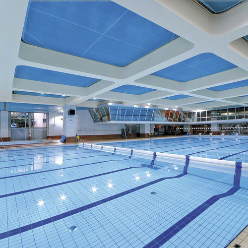 Plafond tendu en polychlorure de vinyle - BARTREMPO® - BARRISOL - en toile / pour piscine / intérieur
