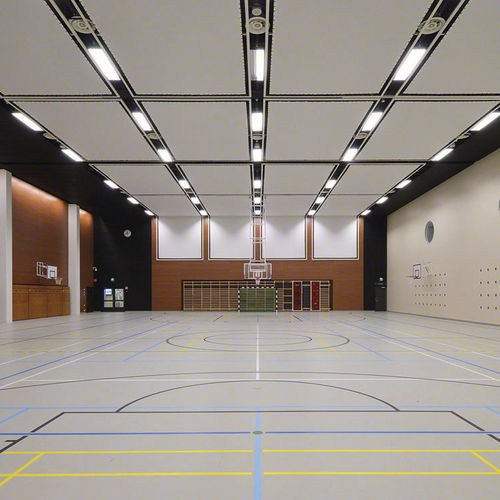 Plafond tendu en toile - TREMPOACOUSTIC® - BARRISOL - pour salle à manger / pour piscine / intérieur