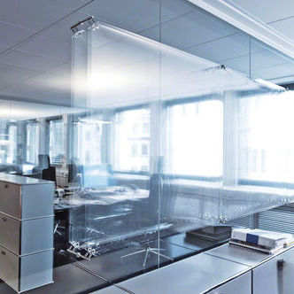 Plafond tendu en toile - MICROSORBER® - BARRISOL - pour bureau / pour piscine / d'intérieur
