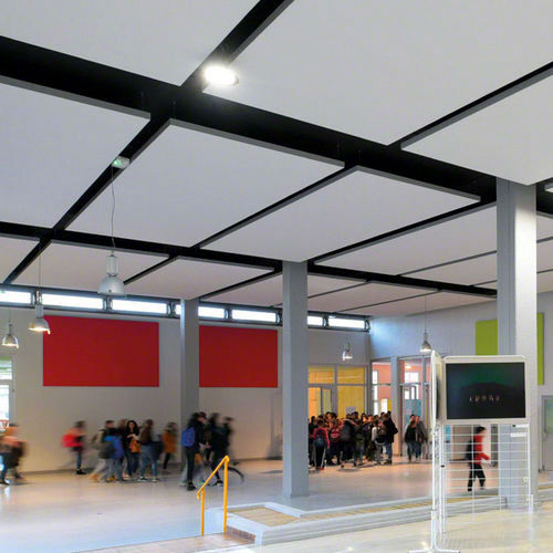 Plafond tendu en toile - RADIANT CLOUD CLIM® - BARRISOL - en panneaux / en îlot / d'intérieur
