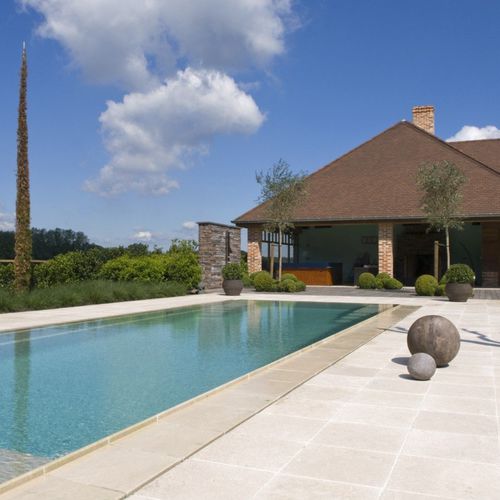 Carrelage en calcaire - SIMYRA - BELTRAMI NV - mat / pour plage de piscine / pour sol