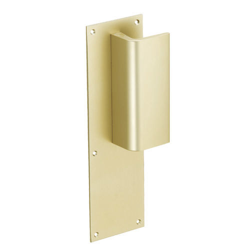 Poignée de tirage de porte - UNIVERSEL 536 - Vachette - en aluminium / contemporaine / sur plaque