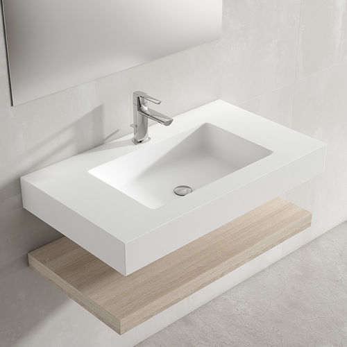 Plan de travail stratifié - SOLID - Visobath - de salle de bain