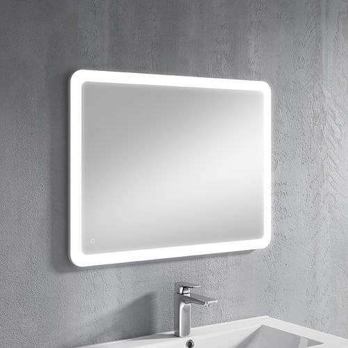 Miroir de salle de bain mural - PARIS  - Visobath - contemporain / carré / lumineux