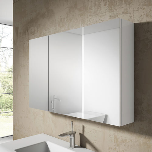 Armoire de toilette à miroir contemporaine - PRISMA  - Visobath - résidentielle / en verre / haute