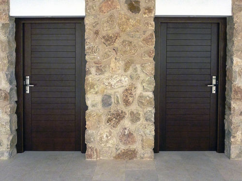 Porte d'intérieur - Puertas Dayfor SL - en bois / battante / contemporaine