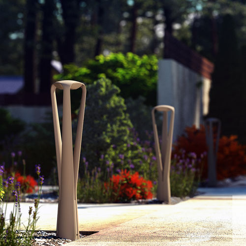 Borne d'éclairage urbaine - METIS  - Light34 Lighting - contemporaine / avec diffuseur en verre trempé / en fonte d'aluminium