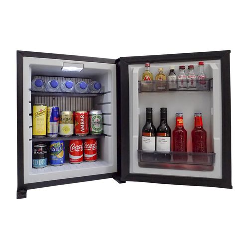 Minibar compact - NOBLE - Omnitec Italia - avec porte battante / avec éclairage intégré / pour hôtel