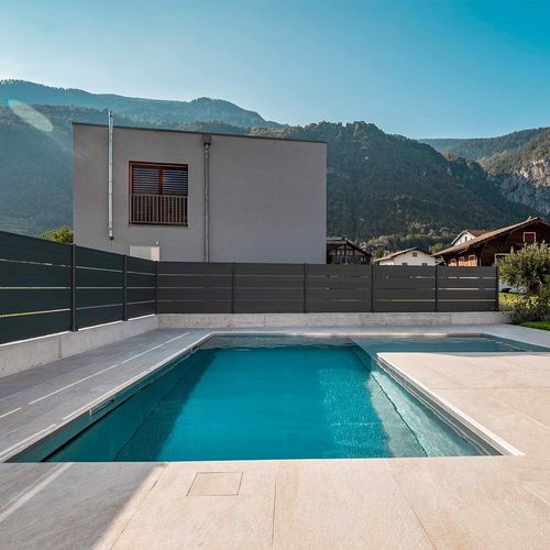 Piscine en panneaux - Piscine inox Talya - sur mesure / d'extérieur / enterrée