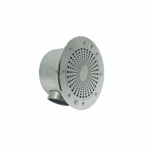 Siphon de sol en plastique - Behncke GmbH - pour piscine / avec grille / rond