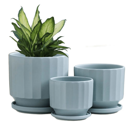 Pot de jardin en céramique - AN1090/AN1091 - Guangzhou Ancooly Gardening LTD - en îlot / rond / résidentiel