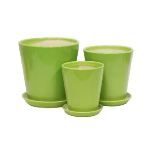 Pot de jardin en céramique émaillée - AN112001 series - Guangzhou Ancooly Gardening LTD - en îlot / rond / résidentiel