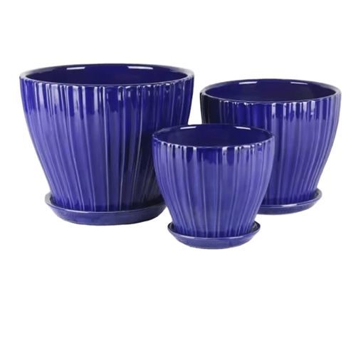 Pot de jardin en céramique émaillée - AN112241 series - Guangzhou Ancooly Gardening LTD - en îlot / conique / résidentiel