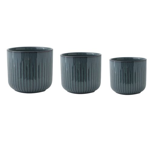 Pot de jardin en céramique émaillée - AN088 series - Guangzhou Ancooly Gardening LTD - en îlot / rond / résidentiel