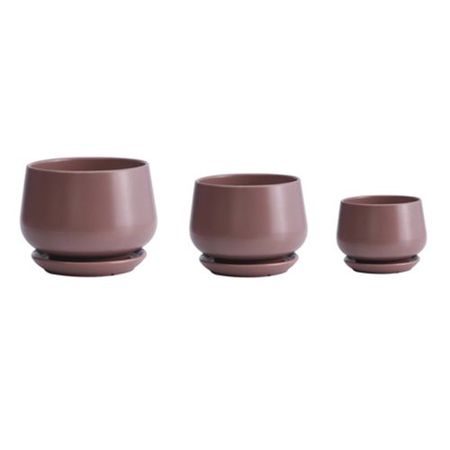 Pot de jardin en céramique émaillée - AN089 series - Guangzhou Ancooly Gardening LTD - en îlot / rond / résidentiel