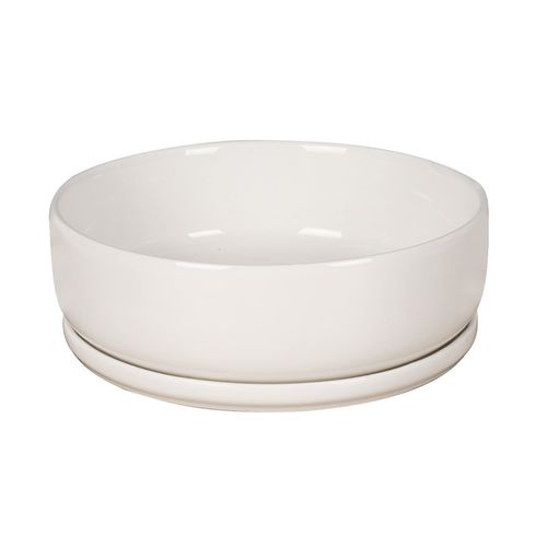 Pot de jardin en céramique émaillée - AN0037 series - Guangzhou Ancooly Gardening LTD - en îlot / rond / résidentiel
