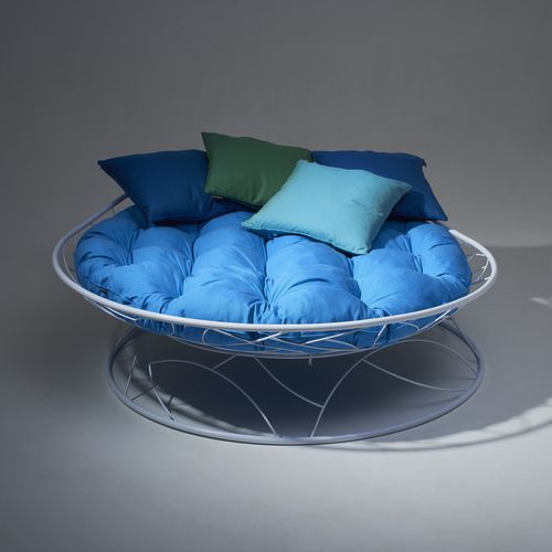 Lit de jardin rond - BIG BASKET - Studio Stirling - double / contemporain / inclinable