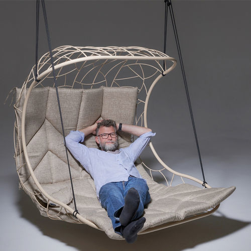 Balancelle en inox - BIG WAVE - Studio Stirling - en acier doux / professionnelle / 2 places