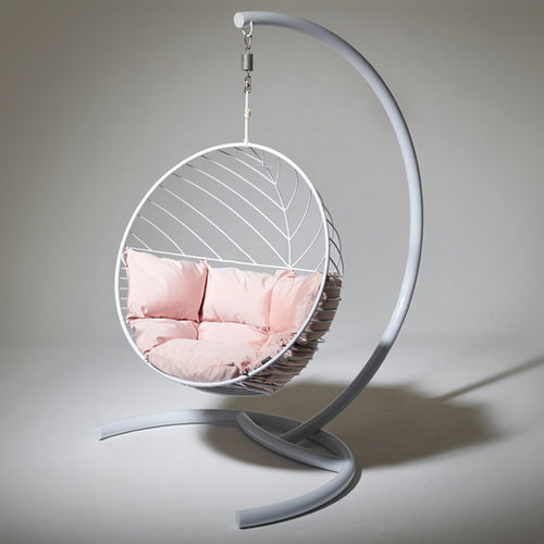 Fauteuil à coussins - HALF CIRCLE GOOSENECK - Studio Stirling - contemporain / en tissu / en acier