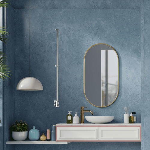 Sèche-serviettes à eau chaude - 416/L - CaloriferiOnline - 0...500 w / contemporain / en laiton
