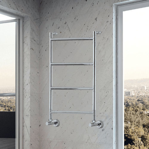 Sèche-serviettes à eau chaude - 482  - CaloriferiOnline - 0...500 w / contemporain / en laiton