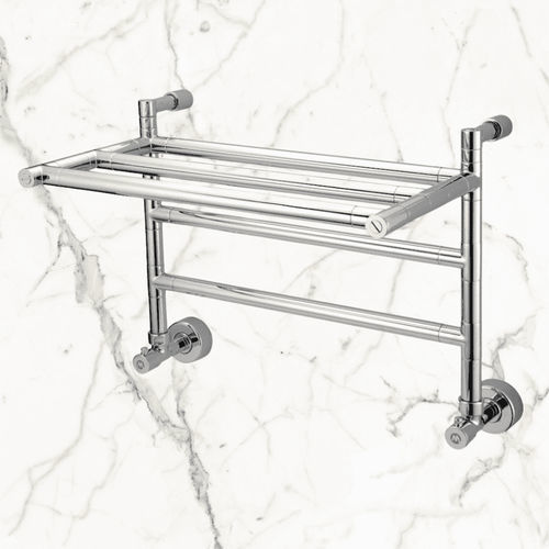 Sèche-serviettes à eau chaude - 492  - CaloriferiOnline - 0...500 w / contemporain / en laiton