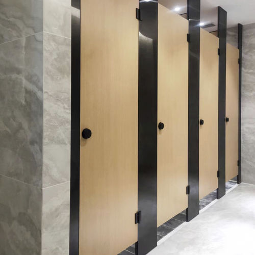Cabine sanitaire stratifiée - DEBO-TP-04 - DEBO - en HPL / pour WC / pour établissement public