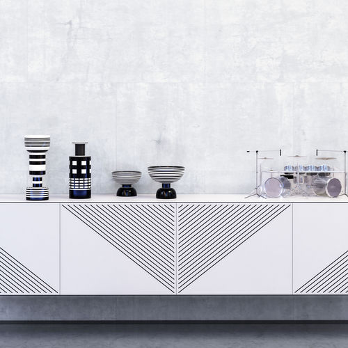 Meuble TV contemporain - DEBO-FURNITURE-09 - DEBO - sur mesure / en stratifié / en HPL