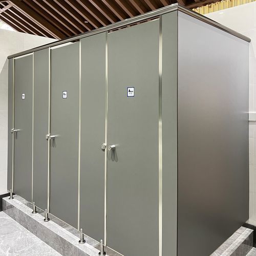 Cabine sanitaire en HPL - DEBP-TP-15 - DEBO - pour WC / pour établissement public / résistante à l'humidité