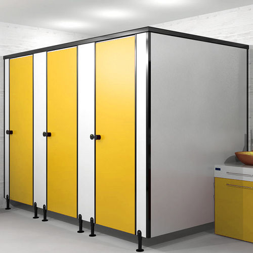 Cabine sanitaire stratifiée - DEBO-Locker-015 - DEBO - en HPL / pour WC / pour établissement public