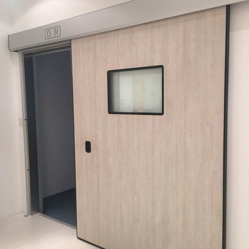 Porte d'intérieur - DEBO - en aluminium / en HPL / coulissante