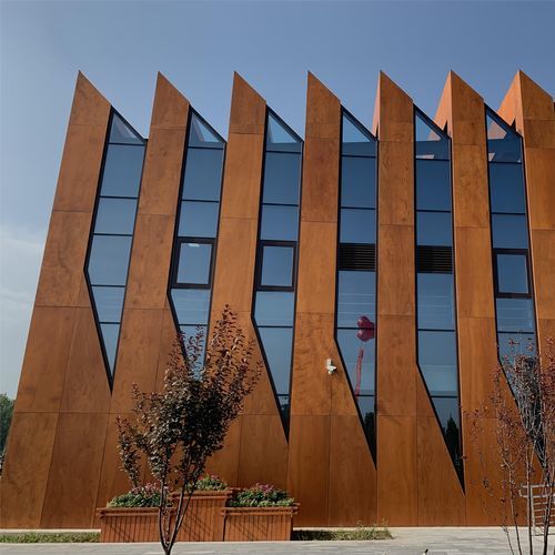 Bardage en panneaux - DEBO HUWAI-HPL™ Compact Exterior Nature Wood01 - DEBO - en HPL / à clipser / durable
