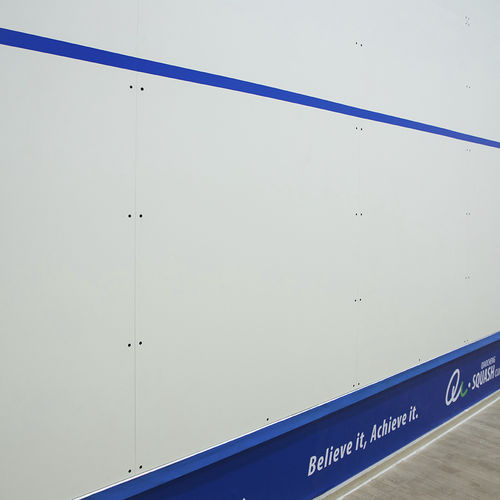 Panneau mural - Squash Court  - DEBO - durable / flexible / en HPL
