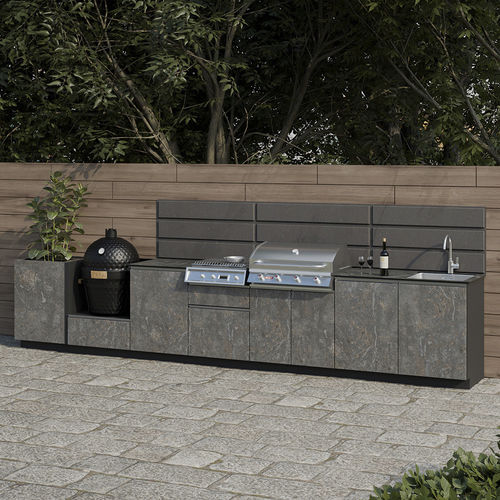 Meuble de cuisine pour jardin - Outdoor Kitchen - DEBO - résidentiel