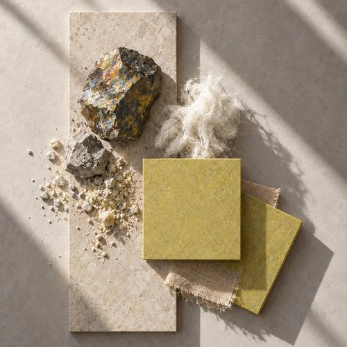 Plaquette de parement en composite - MINERALAM&reg; - DEBO - en stratifié / en laine minérale / minéraux industriels récupérés