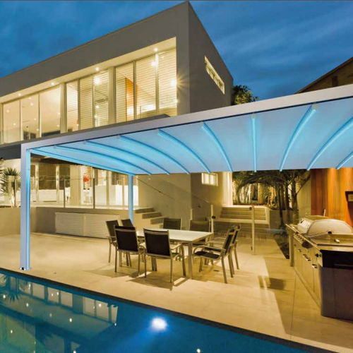 Pergola autoportante - PERGOSTAR ROMANO - Toscana Global - adossée / en aluminium / en acier inoxydable